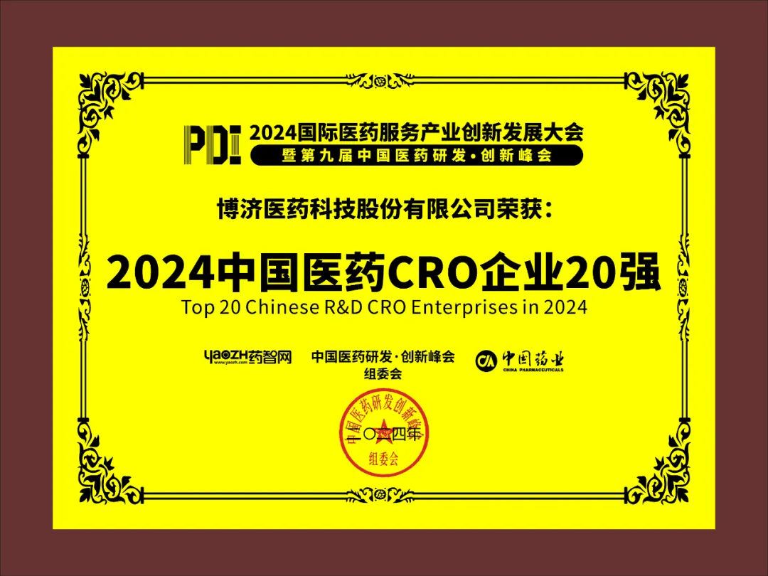 2024�й�ҽҩCRO��ҵ20ǿ�������ڰˣ�